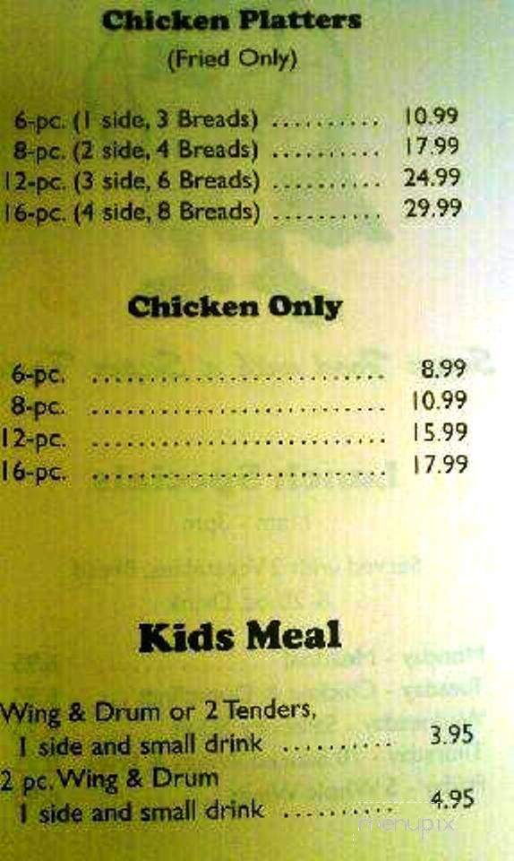Uncle Rob Wings n Things - Chesapeake, VA menu_pic