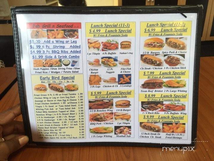 /380341036/Fab-Grill-and-Seafood-Menu-Cheverly-MD - Cheverly, MD