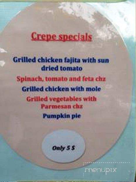 Crepe a la Francaise - Chicago, IL menu_pic