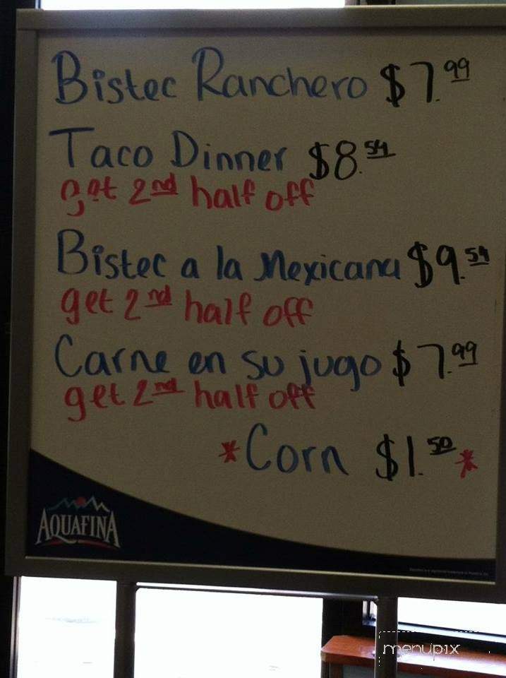 Baby Burritos - Chicago, IL menu_pic