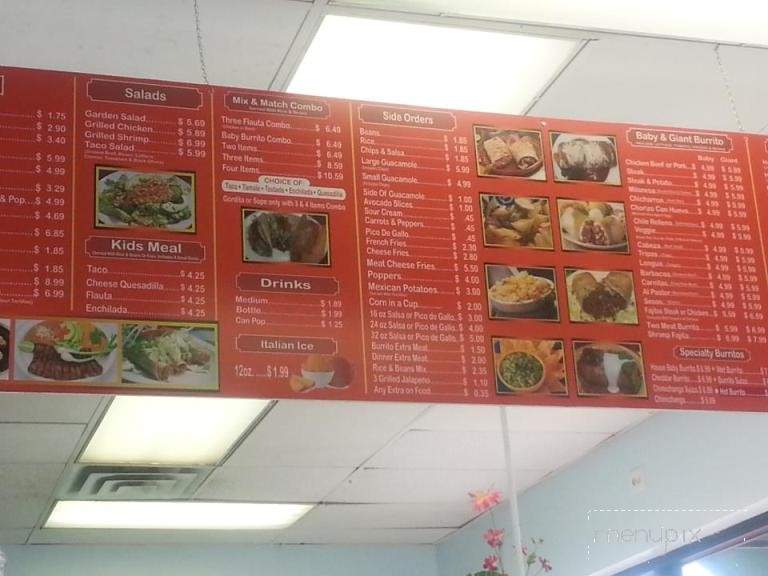 Baby Burritos - Chicago, IL menu_pic
