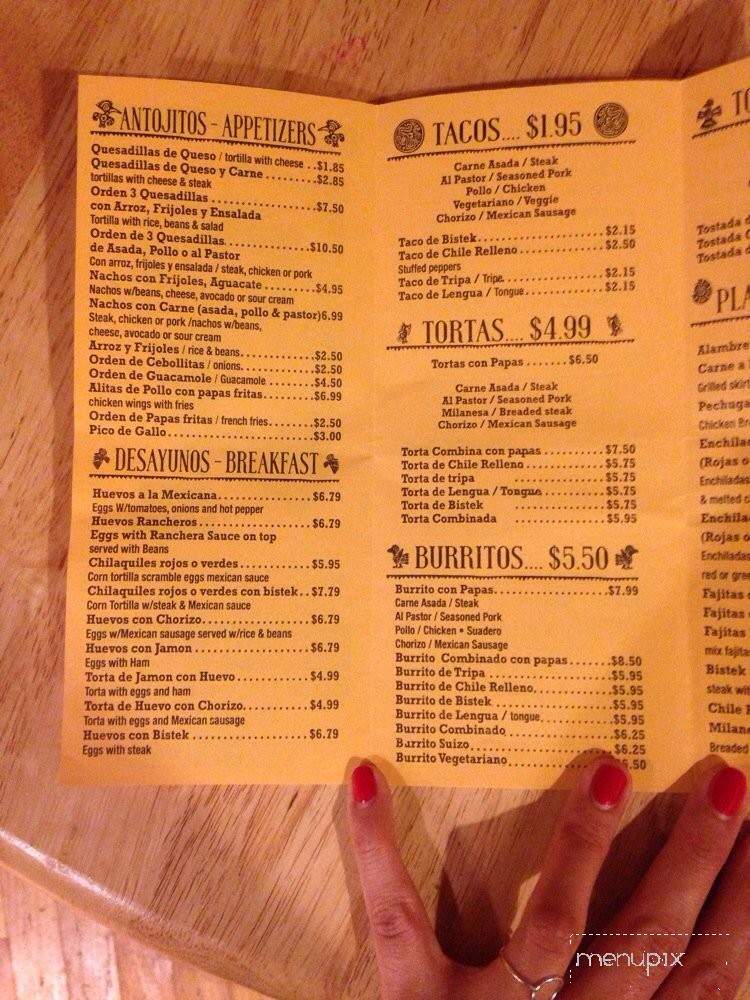 Los Flacos - Chicago, IL menu_pic