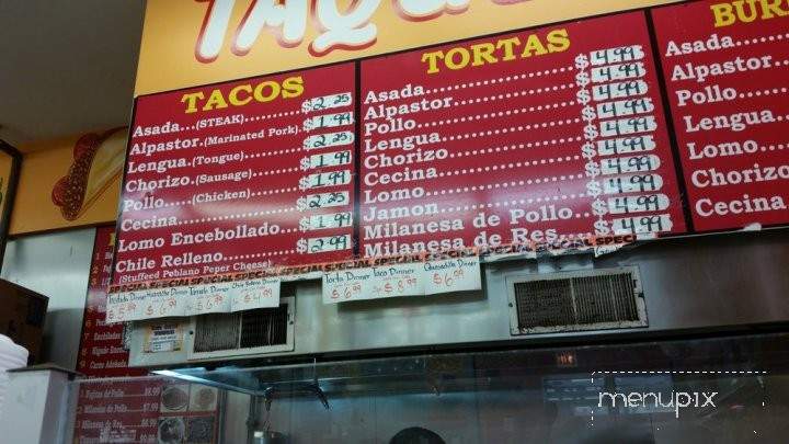 Los Potrillos - Chicago, IL menu_pic