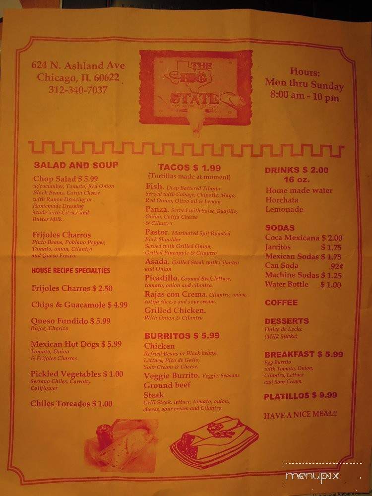 Big State - Chicago, IL menu_pic