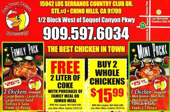 /380337576/San-Juan-Rotisserie-Pollo-Menu-Chino-Hills-CA - Chino Hills, CA