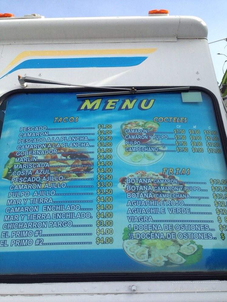 Mariscos Fili la Carreta - Chula Vista, CA menu_pic