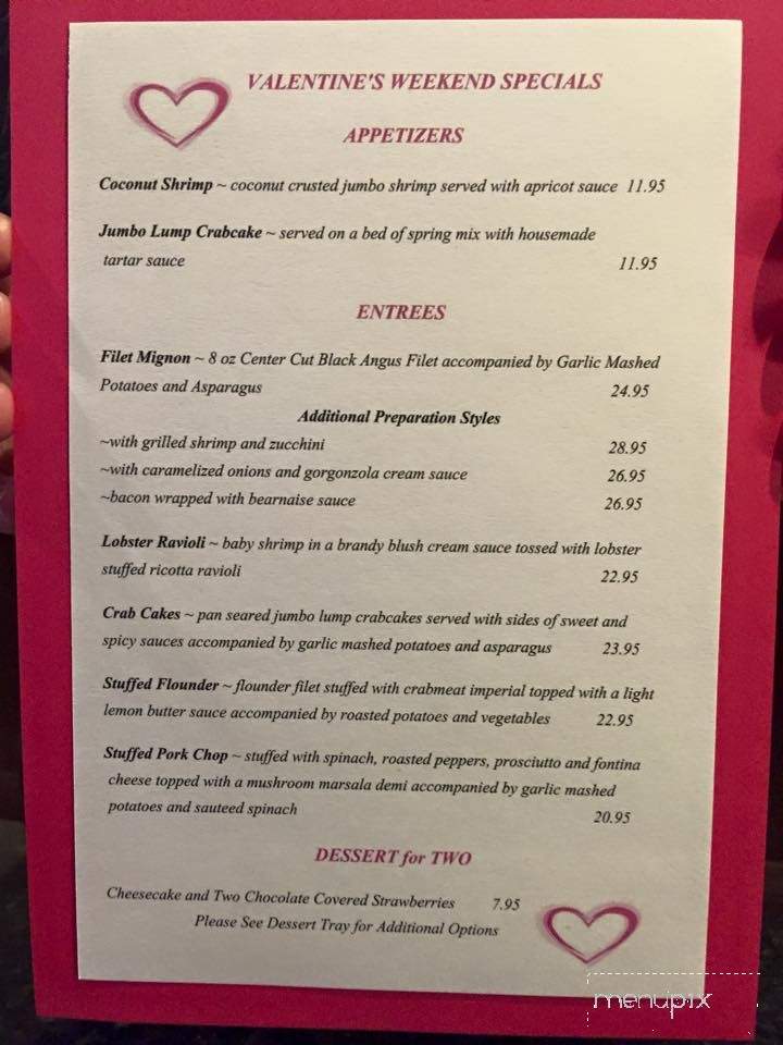 Zio's Tuscan Grille - Cinnaminson, NJ menu_pic