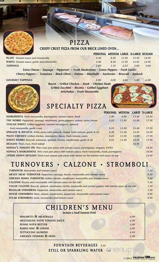 Zio's Tuscan Grille - Cinnaminson, NJ menu_pic