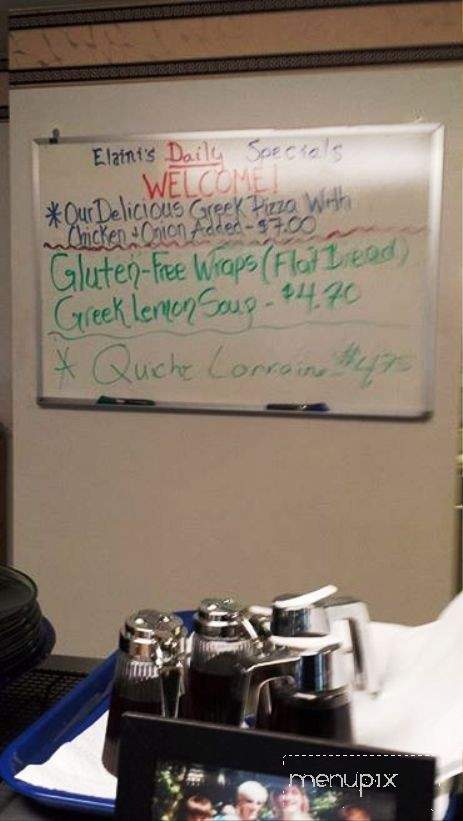 Elainis Greek Cuisine Take Out - Claremont, NH menu_pic