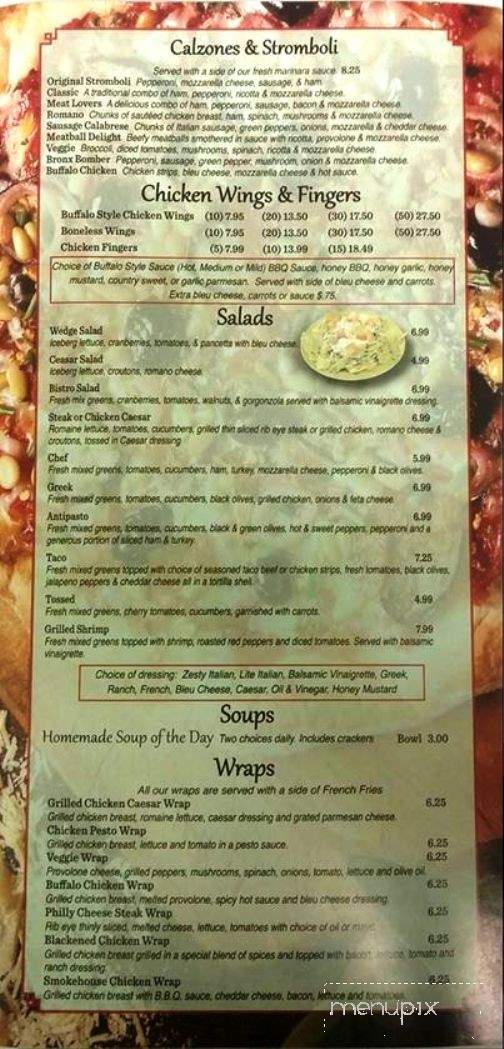 Royal Pizza & Italian Bistro - Clarence, NY menu_pic