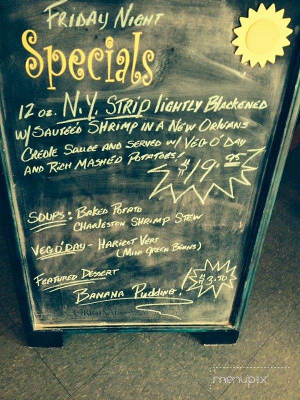 Northside Cafe - Cleveland, GA menu_pic