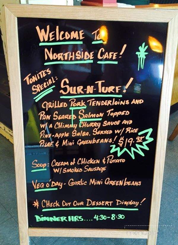 Northside Cafe - Cleveland, GA menu_pic