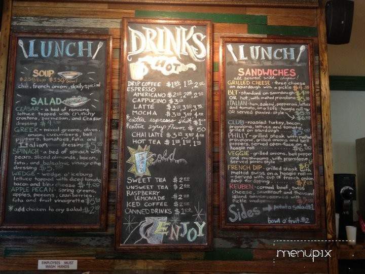 Amelia's Cafe - Clinton, TN menu_pic