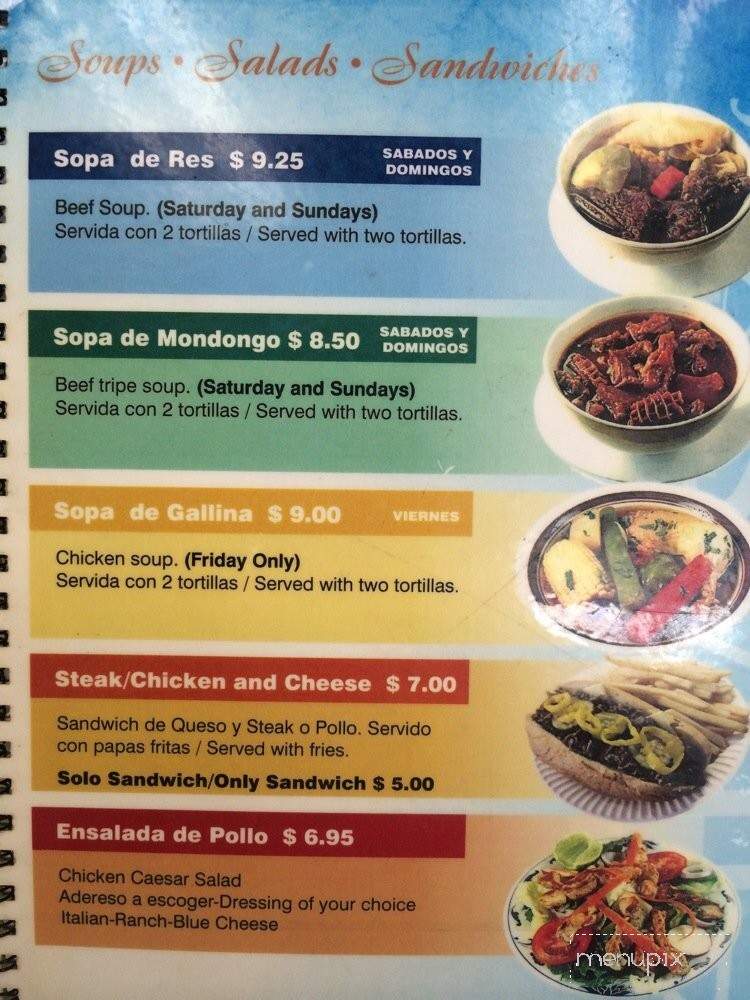 Nellys Cafe - College Park, MD menu_pic