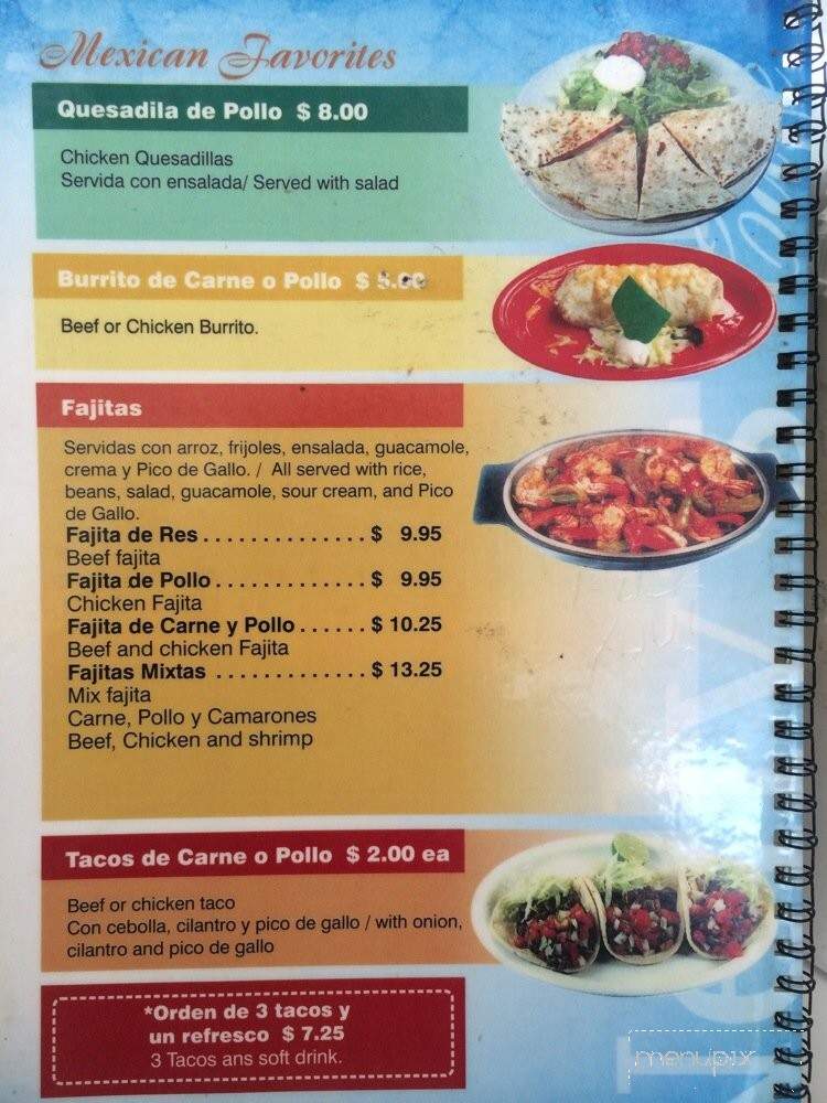 Nellys Cafe - College Park, MD menu_pic