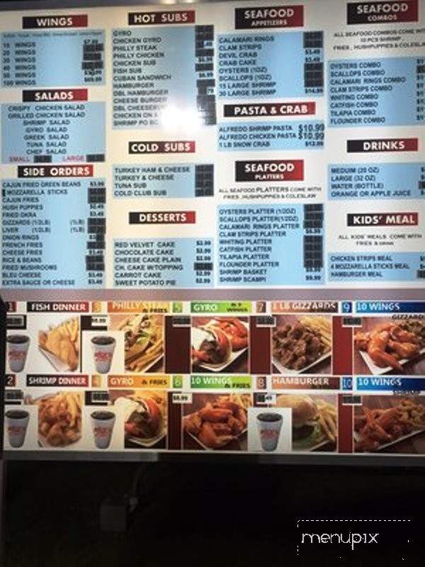 Menu Of Nick S Gyros Subs In Columbia