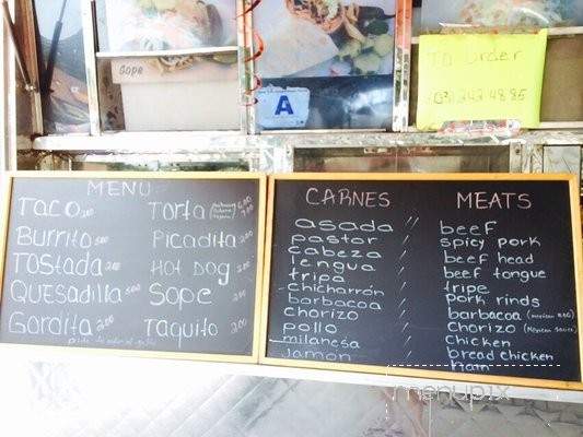 Tacos Nayarit #4 - Columbia, SC menu_pic