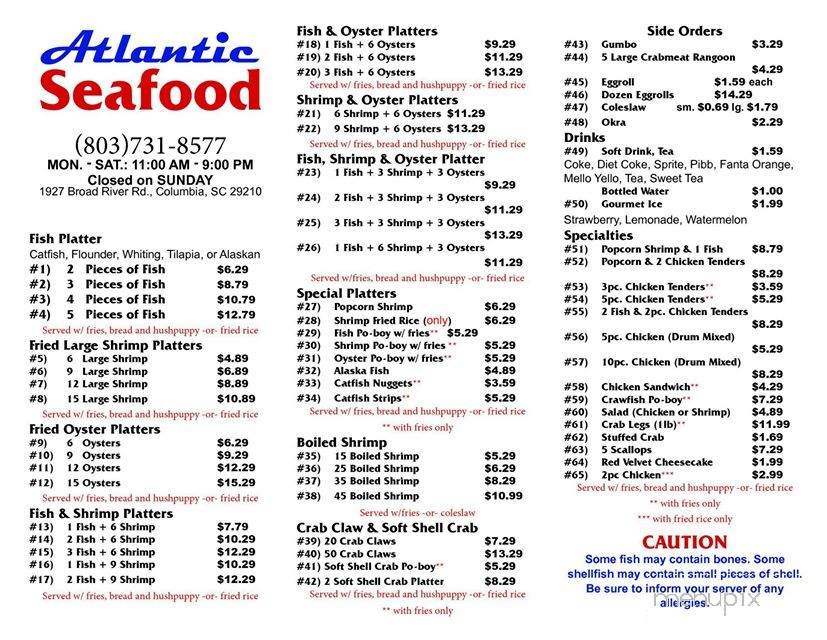 /380341158/Atlantic-Seafood-Restaurant-Columbia-SC - Columbia, SC