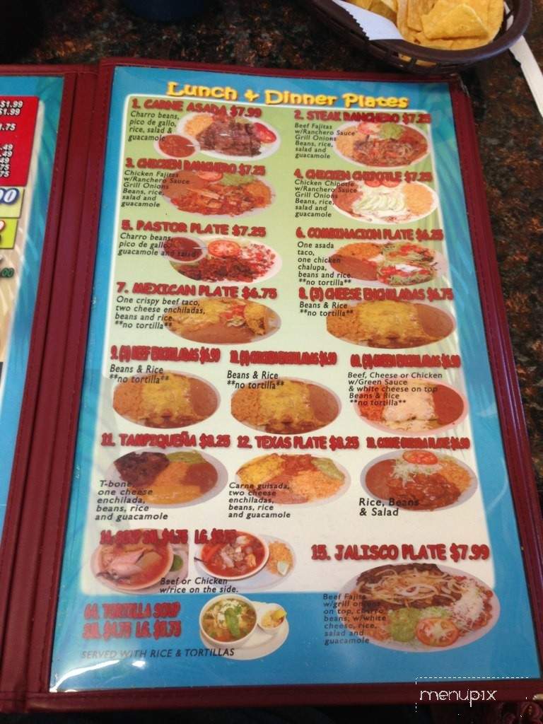 Las Palmas Mexican Cafe - Corpus Christi, TX menu_pic