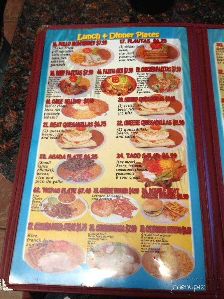 Las Palmas Mexican Cafe - Corpus Christi, TX menu_pic
