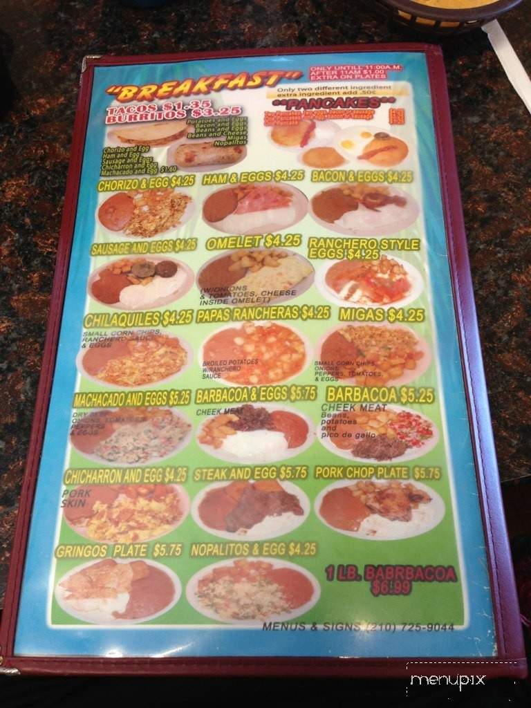 Las Palmas Mexican Cafe - Corpus Christi, TX menu_pic