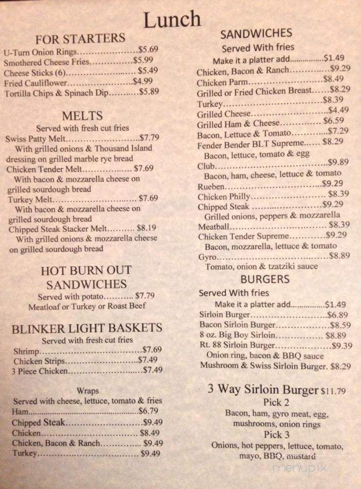 3 Way Cafe - Cortland, OH menu_pic