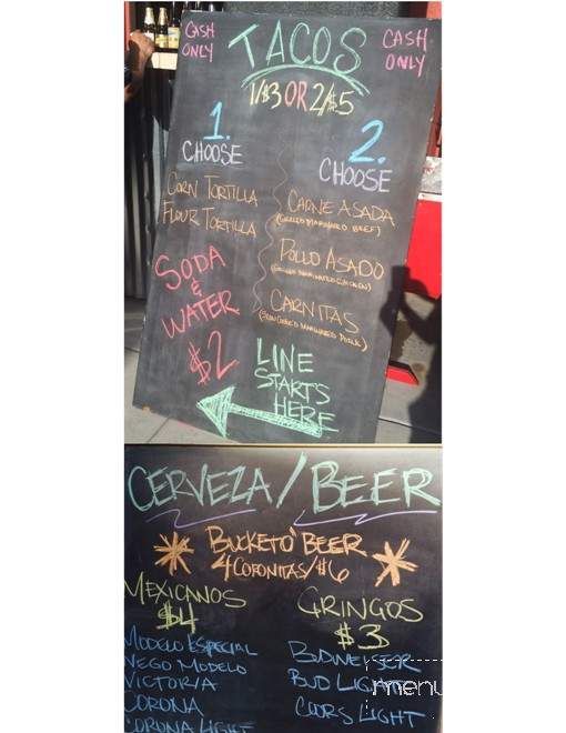Taqueria El Gallo Rojo - Cottonwood, AZ menu_pic