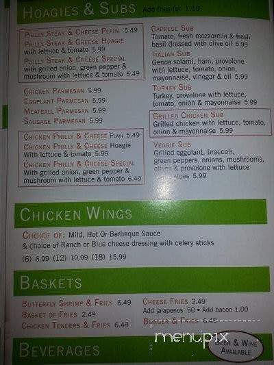 Pizza Mia Italian Grill - Durham, NC menu_pic