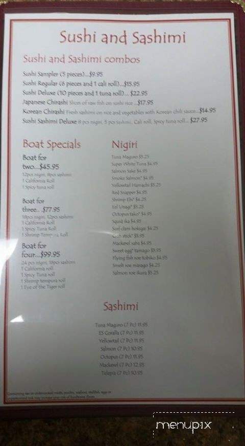 Arirang J - Crestview, FL menu_pic