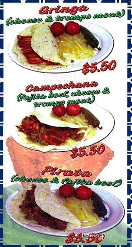 Carnita's la Cotorra - Dallas, TX menu_pic