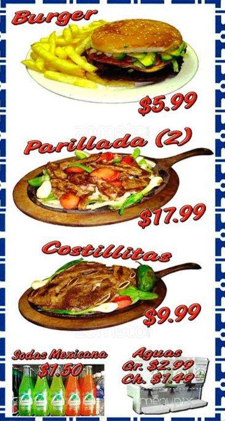 Carnita's la Cotorra - Dallas, TX menu_pic