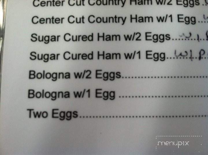 Owens Restaurant - Dandridge, TN menu_pic