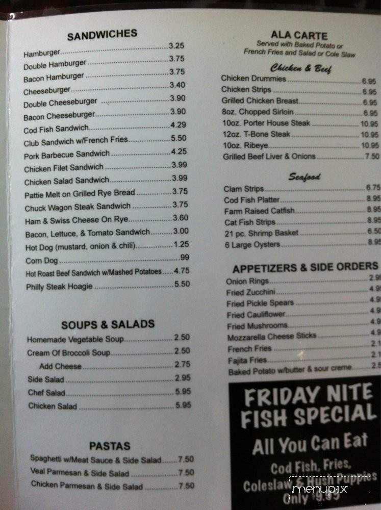 Owens Restaurant - Dandridge, TN menu_pic