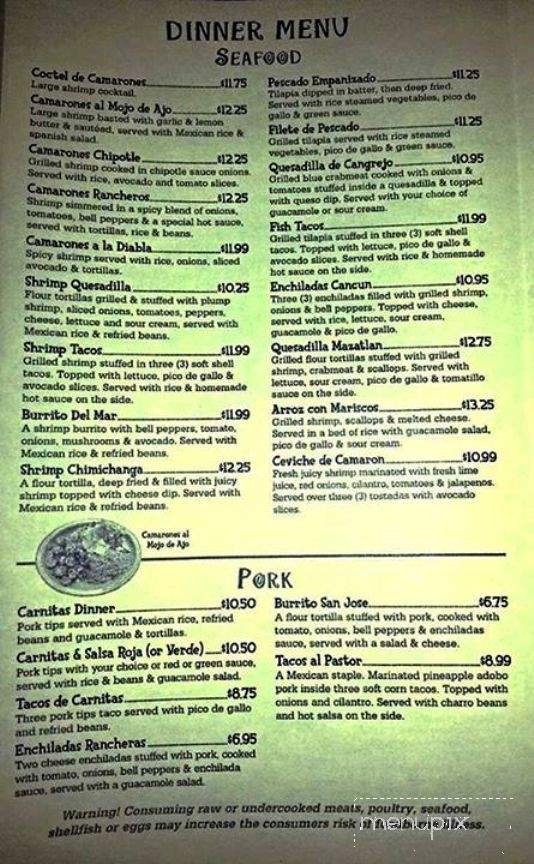 Los Reyes - Deland, FL menu_pic