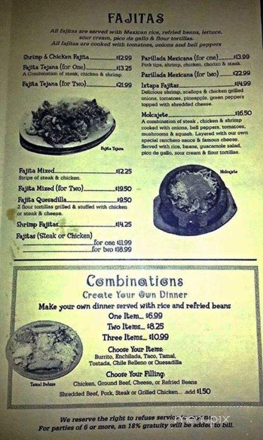 Los Reyes - Deland, FL menu_pic