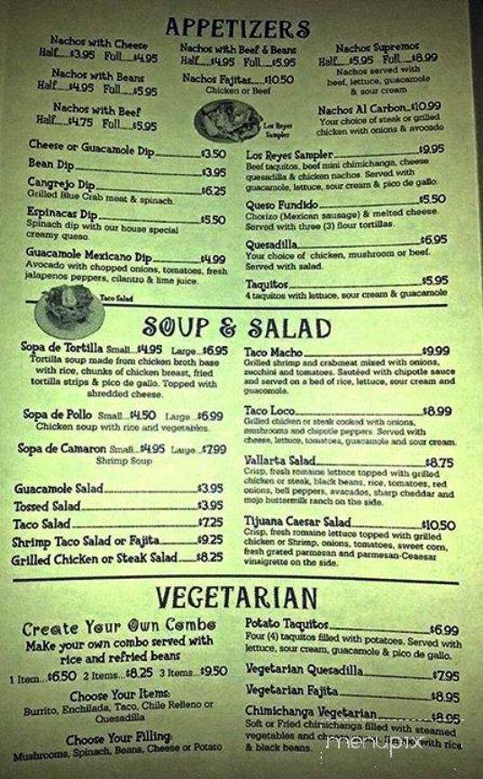Los Reyes - Deland, FL menu_pic