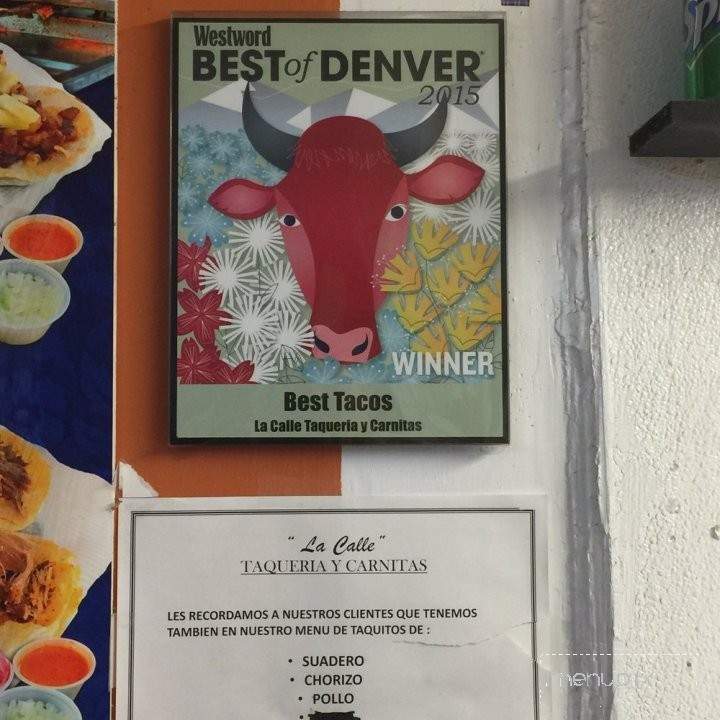 La Calle Taqueria Y Carnitas - Denver, CO menu_pic