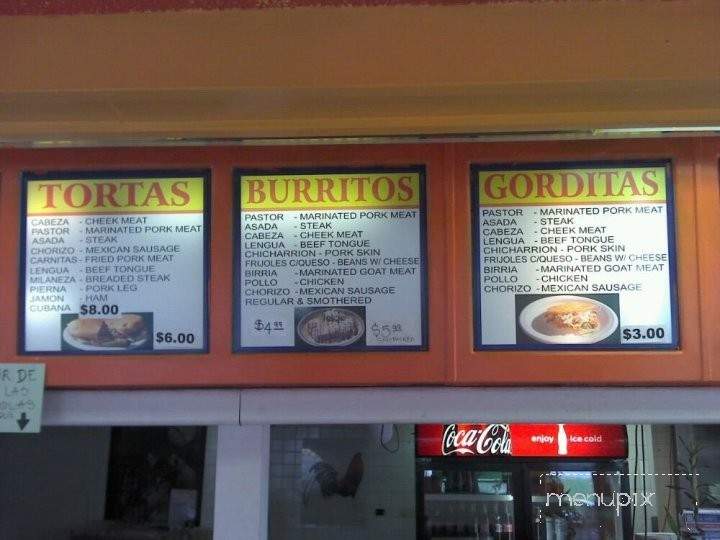 Taqueria El Gallito - Denver, CO menu_pic