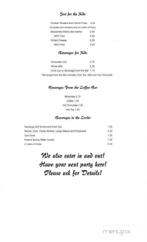 Brix Pizzeria - Dolgeville, NY menu_pic