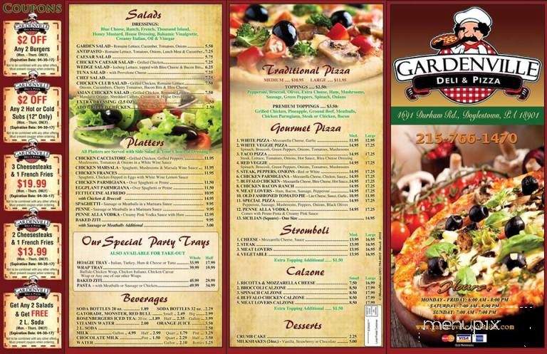 Gardenville General Store - Doylestown, PA menu_pic