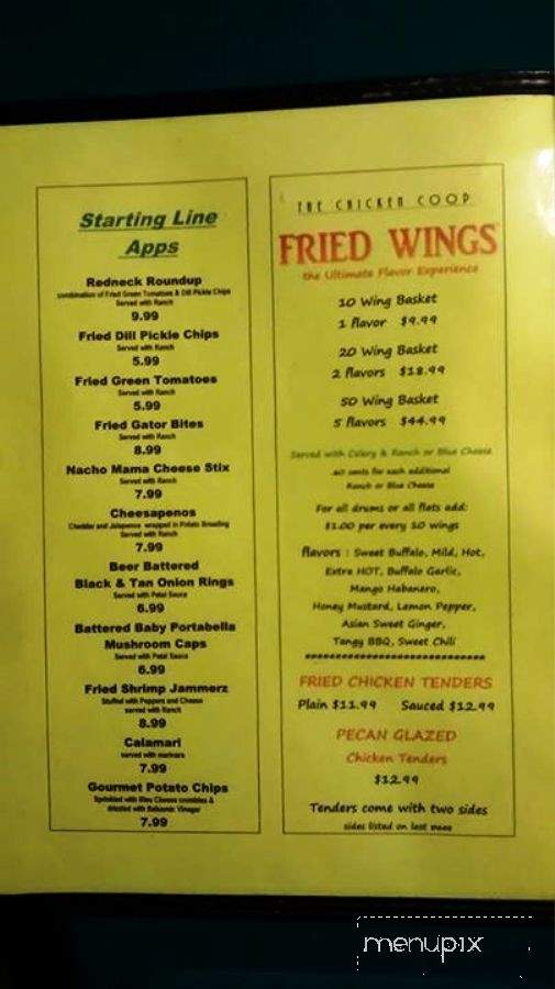 Off Kilter Sports Pub and Grille - Dublin, GA menu_pic