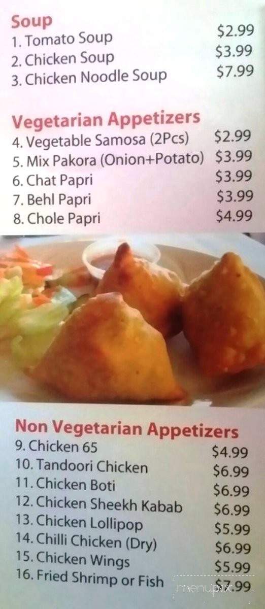 Curry Asian Cuisine - Duluth, GA menu_pic