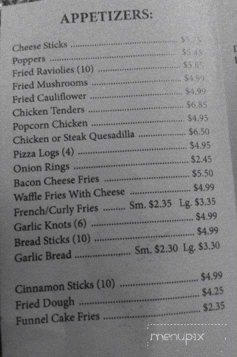 Earl's Home Town Pizzeria - Dundee, NY menu_pic