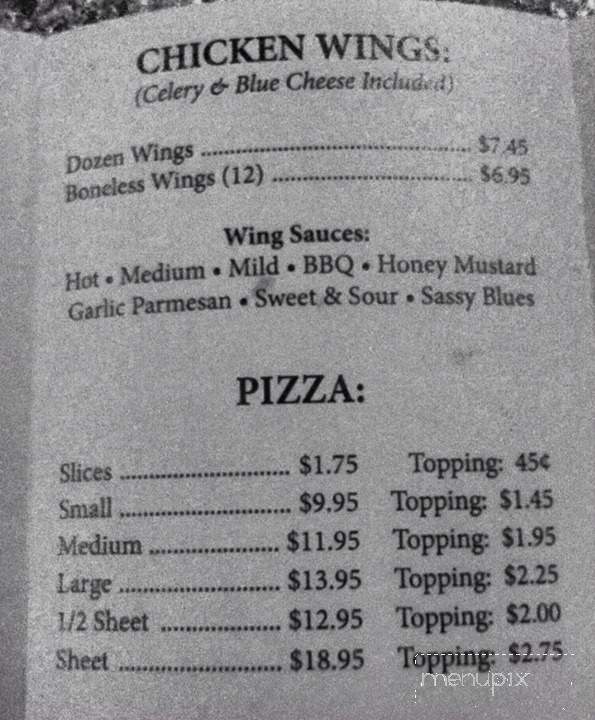 Earl's Home Town Pizzeria - Dundee, NY menu_pic