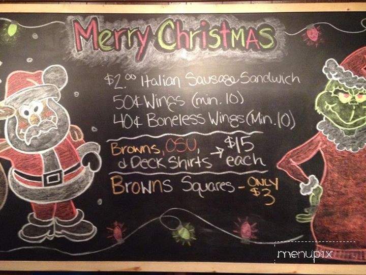 Deck Lounge - Eastlake, OH menu_pic