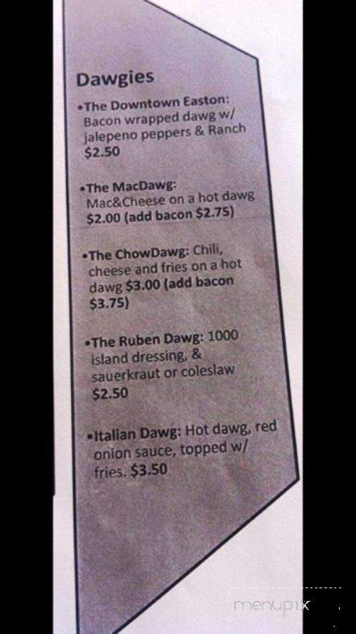 Downtown Dawg - Easton, PA menu_pic
