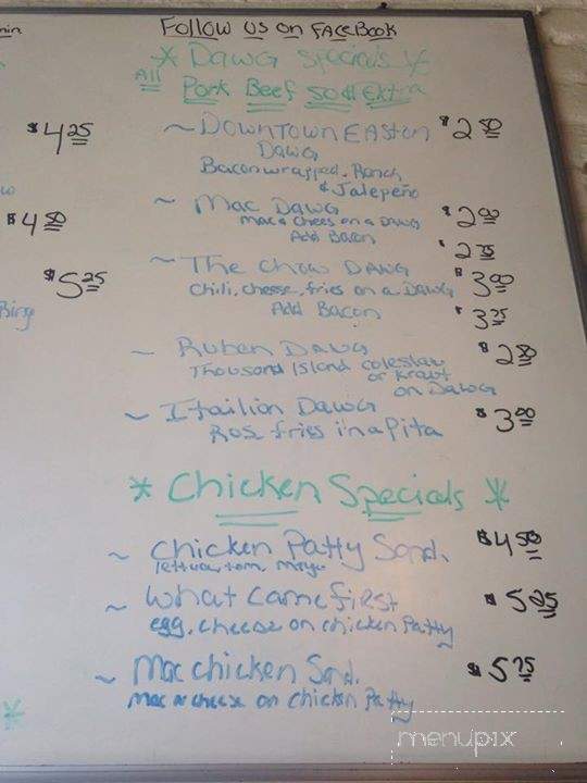 Downtown Dawg - Easton, PA menu_pic