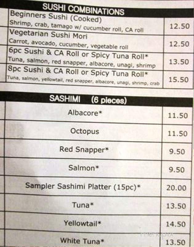 Sushi Park - El Centro, CA menu_pic