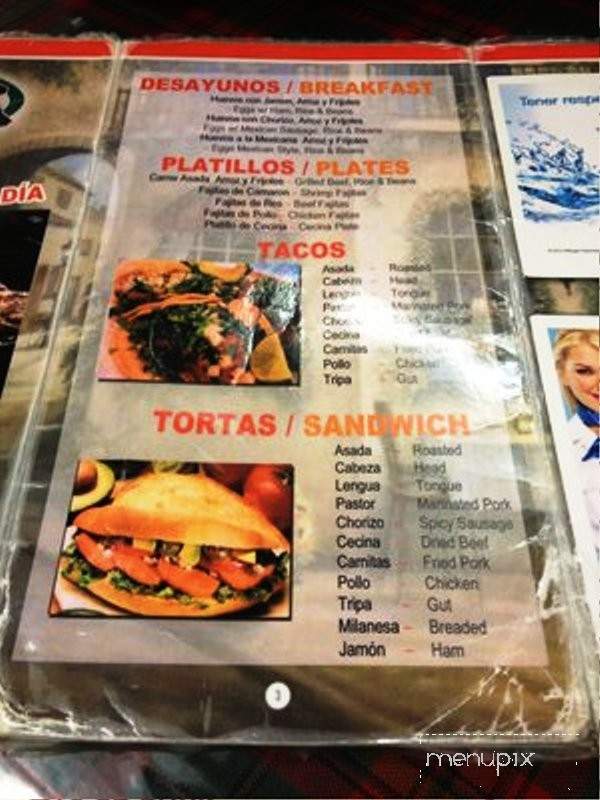 Taqueria Chapala - Elgin, IL menu_pic