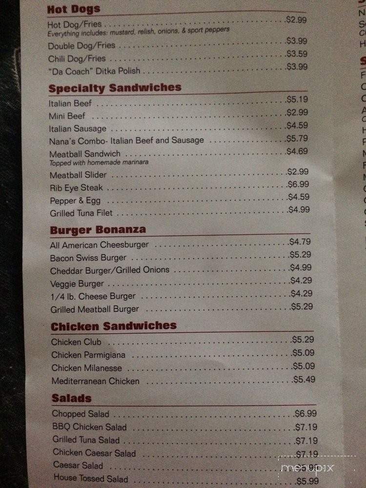 G-G Hotdogs Inc Nana's Htdgs - Elmhurst, IL menu_pic